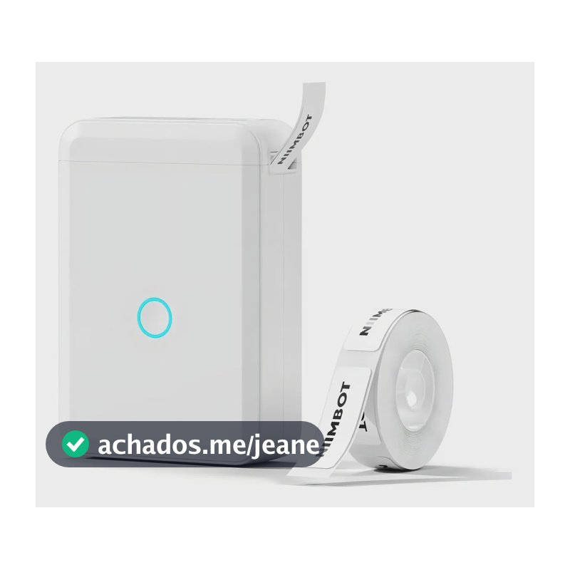 Impressora Etiqueta Niimbot D110 Bluetooth Termica 1 Rolo Cor Branco usb