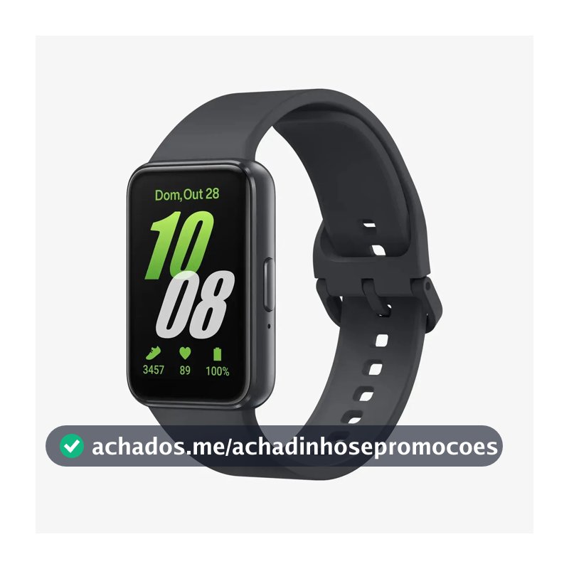 Samsung Galaxy Fit3 Pulseira Esportiva grafite