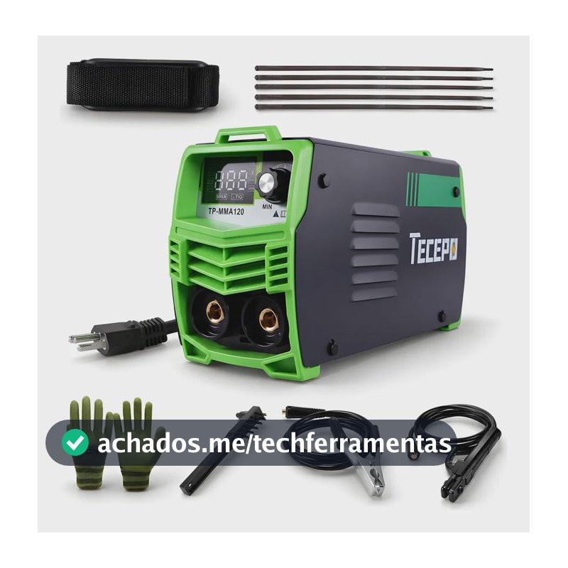 Máquina de Solda Inversora TECEPO MMA 120A Bivolt