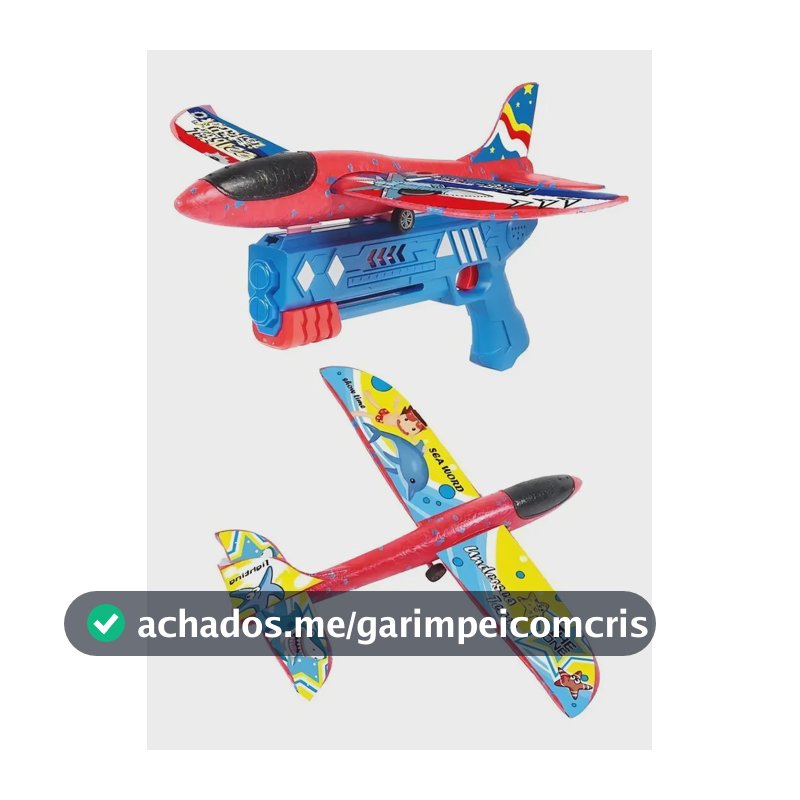 Avião Planador Aeromodelo Super Jato WUCHILD LED 32cm Com Lançador