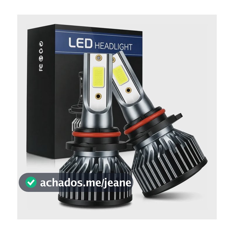 Par Lâmpada H7led Farol Alto E Baixo Super 6000k Ip68 Carro H7-par 42w/4800 Lm Estáveis Branco Branco-frio