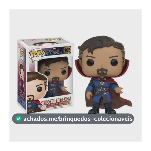 Marvel Doctor Strange Boneco Pop Funko Doutor Estranho #169