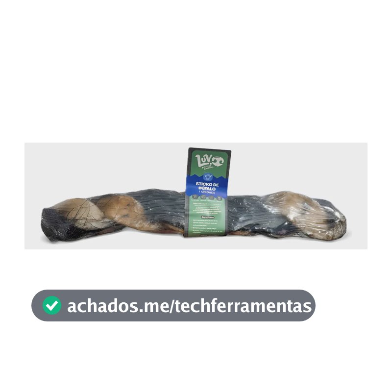 Mordedor Natural Para Cães Pet Sticko Pele Bufalo Luv 1un