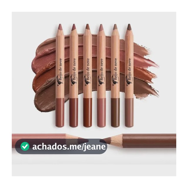 Lápis De Contorno Labial Com Cor Natural, Em Vários Tons