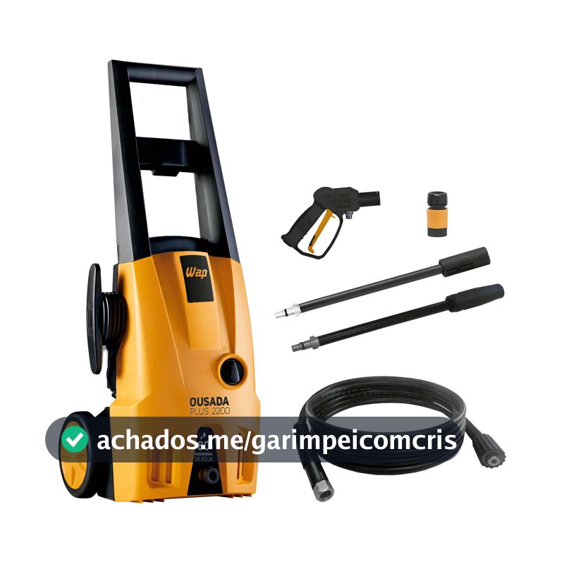 Lavadora de Alta Pressão WAP Ousada Plus 2200 1500W de Potência 1750 PSI