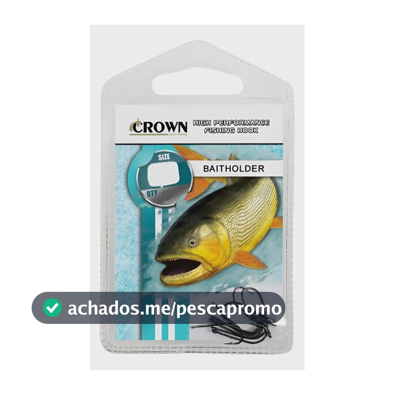 Anzol Crown Baitholder Black C/5 - Anzol Nº 7/0