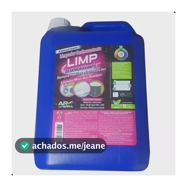 Limpador Desincrustante Limpeza Ar Condicionado E Geladeira