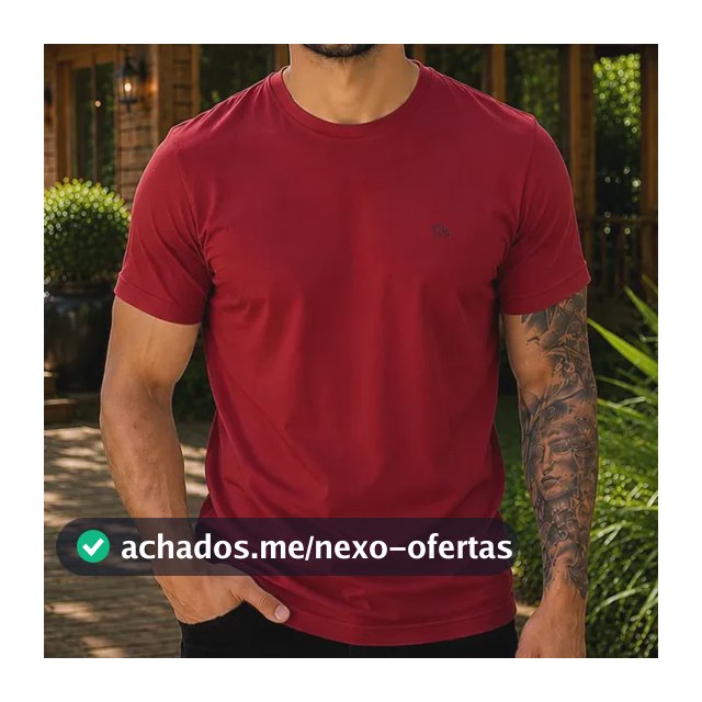 Camiseta Básica Ogochi Masculina Lisa Tecido Premium Oficial