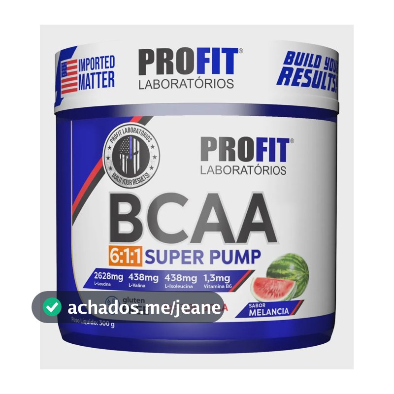 BCAA Profit em pó sabor Melancia x 300g