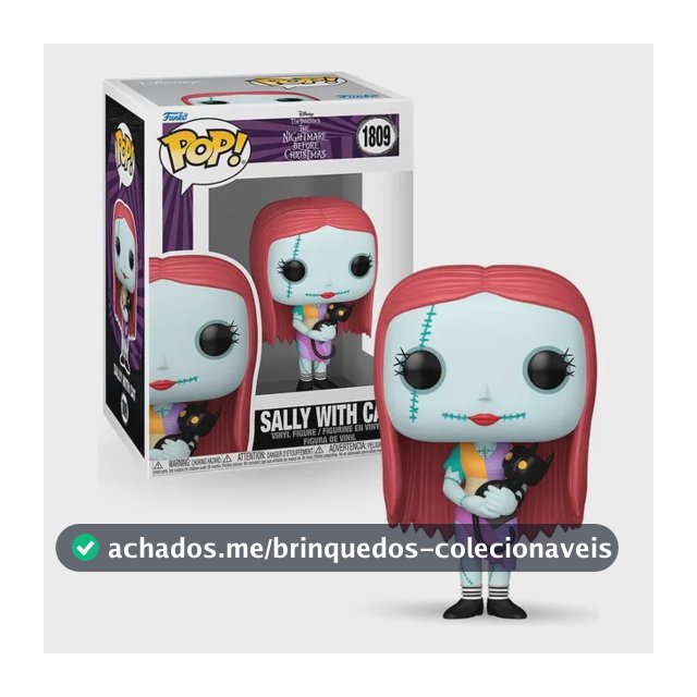 Boneco Funko Pop! Disney Estranho Mundo De Jack Sally C Gato