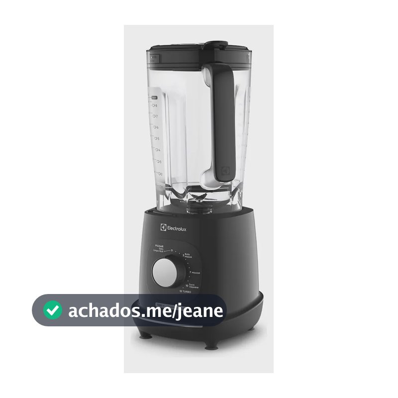 Liquidificador Electrolux 1300W de Potência com 3.2 Litros de Capacidade 12 Velocidades 6 Lâmina TriForce e Pés Antiderrapantes EBL1300 - Preto