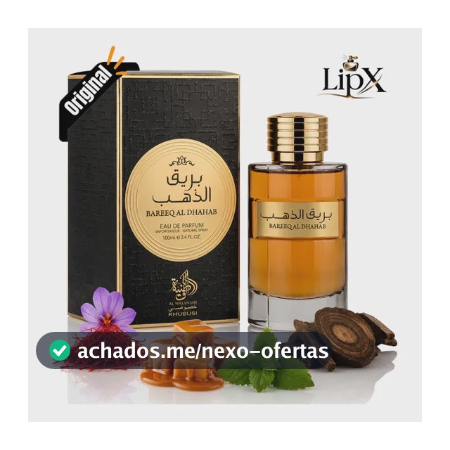 Perfume Árabe Al Wataniah Bareeq Al Dhahab 100ml Eau De Parf
