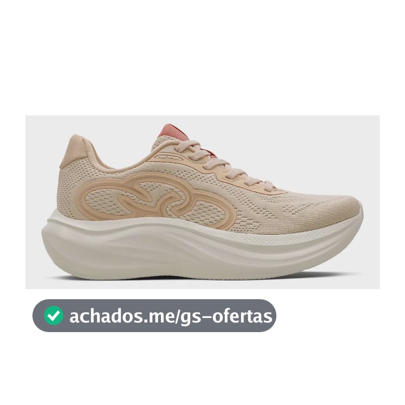 Tênis Feminino Rush Olympikus Algodao/pessego Claro Liso 38 Br