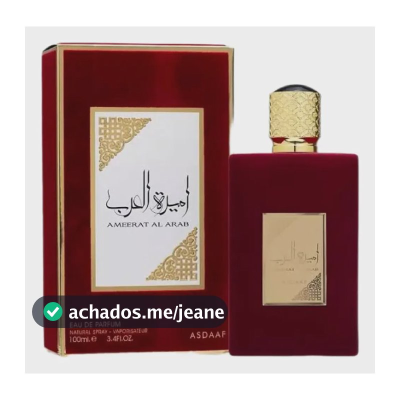Perfume Árabe Ameerat Al Arab Asdaaf Eau De Parfum 100 Ml