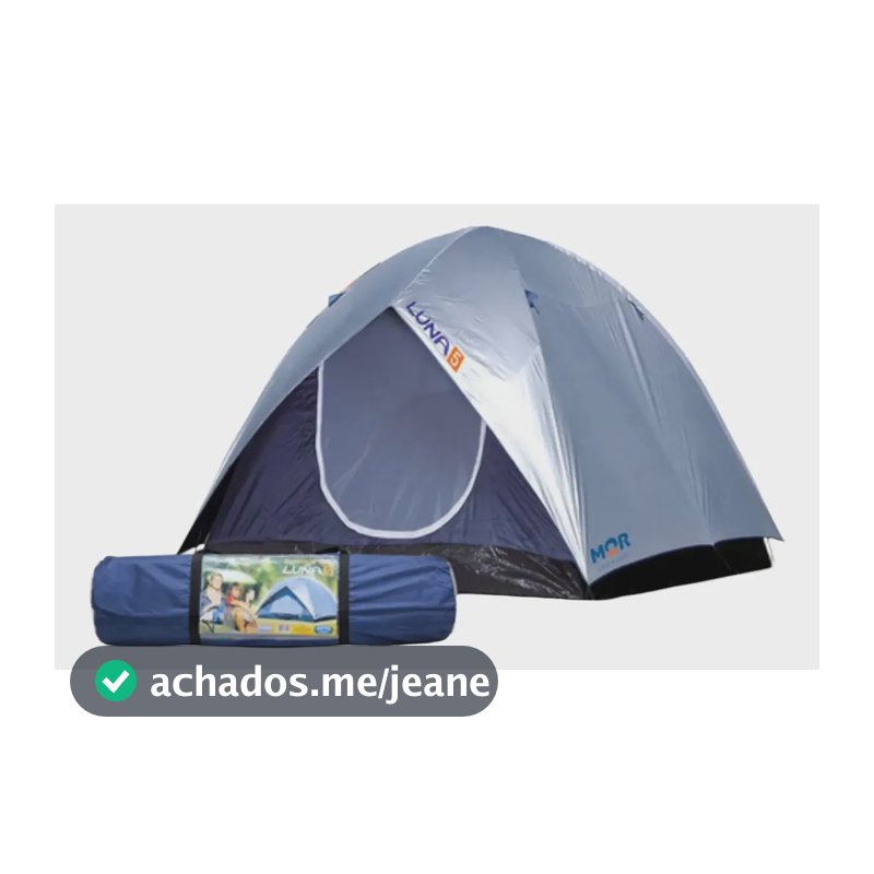 Barraca Camping 5 Lugares Inglu Acampamento 2,40x2,40 Azul
