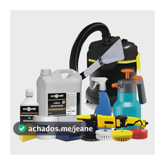 Kit Lavagem De Estofados Em Geral Carro Sofa + Aspirador P38