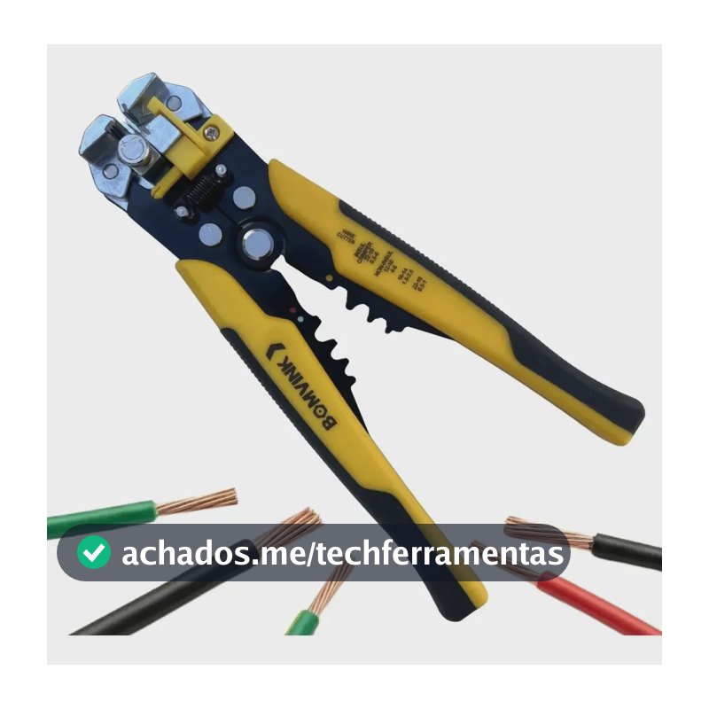 Alicate Desencapador De Fios E Crimpador  Eletricista