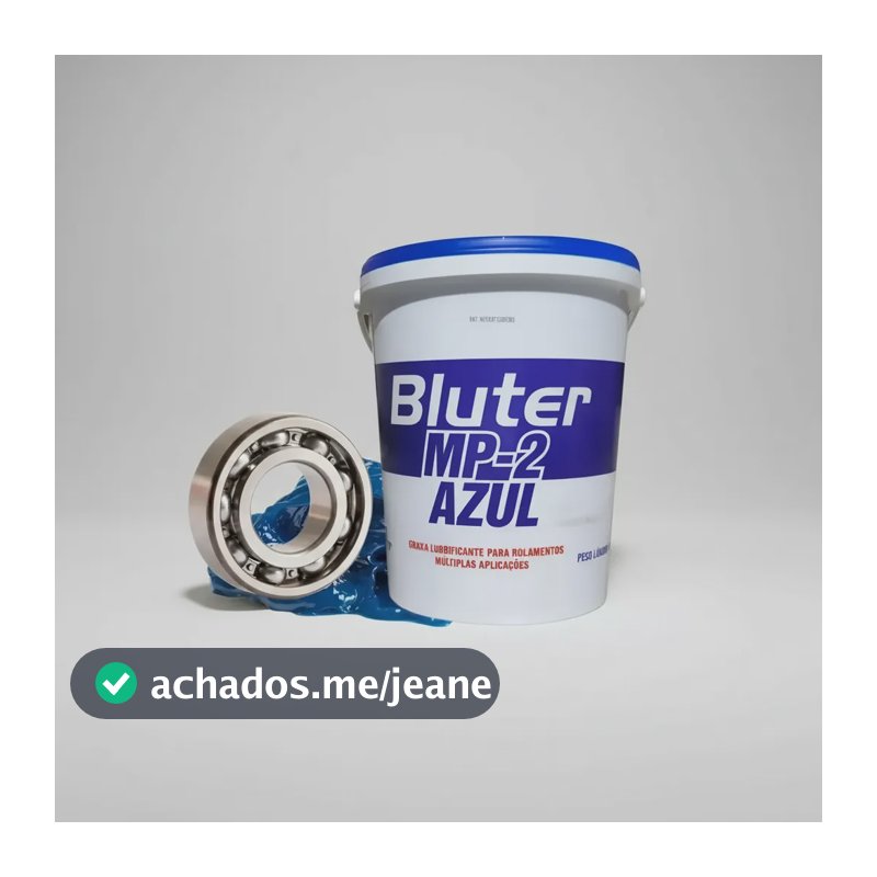 Graxa Azul Lítio Balde 10kg Rolamentos Mancais Multiuso
