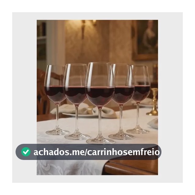 Jogo 6 Taças Cristal De Vinho Tinto Branco Titanium Gastro 580ml Pítia