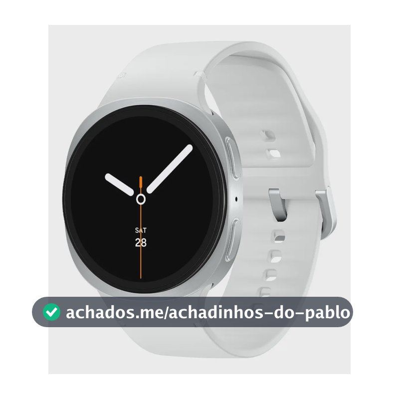 Smartwatch Samsung Galaxy Watch 8 44mm com GPS e Bluetooth IP68