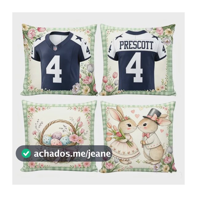 Kit 7 Capas De Almofadas Feliz Páscoa Ujk D Decoração Salag