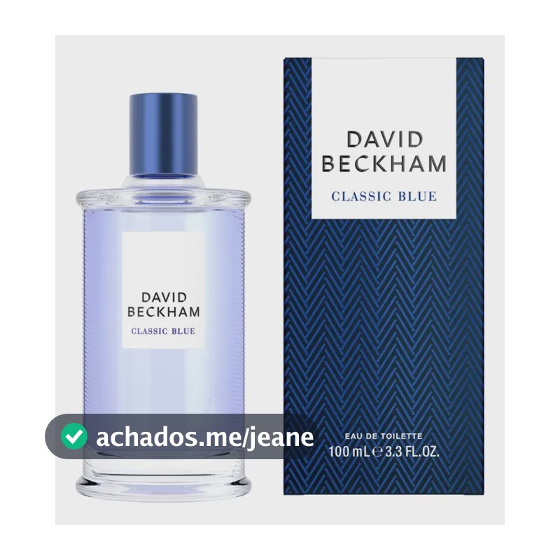 Perfume David Beckham Classic Blue Eau De Toilette  Masculino 100ml