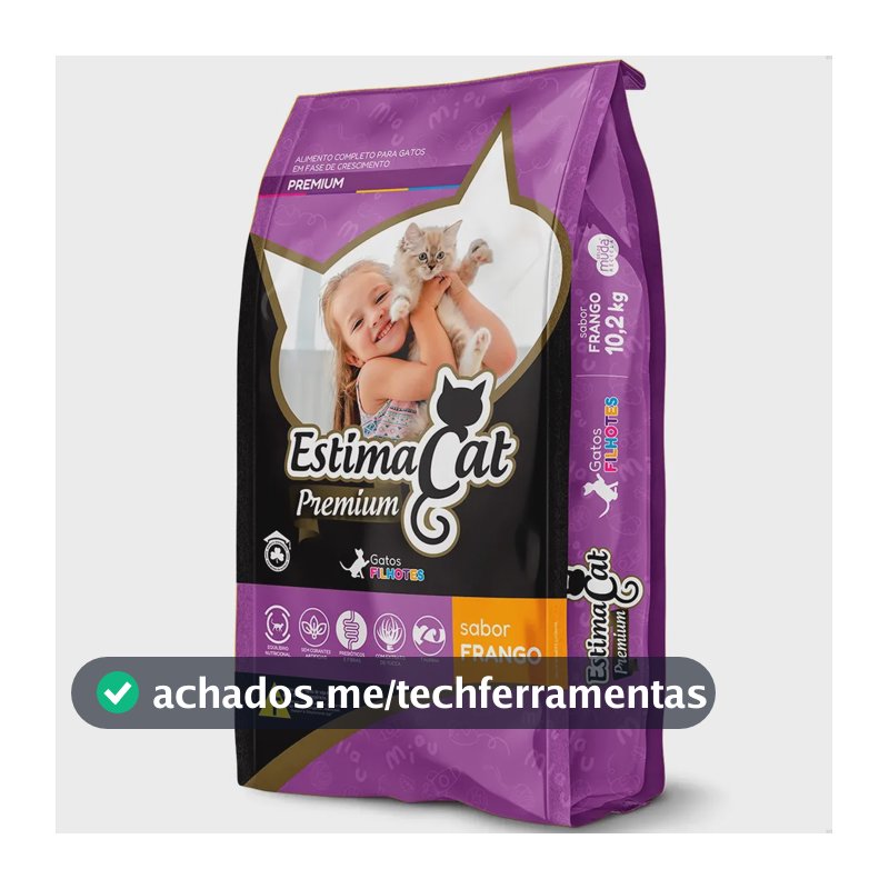 Ração Gato Estimacat Premium Filhote Sabor Frango 10kg