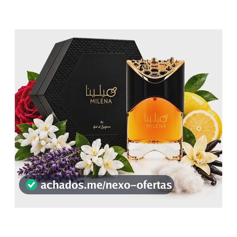 Perfume Árabe Milena Ard Al Zaafaran Floral Amadeirado 100ml