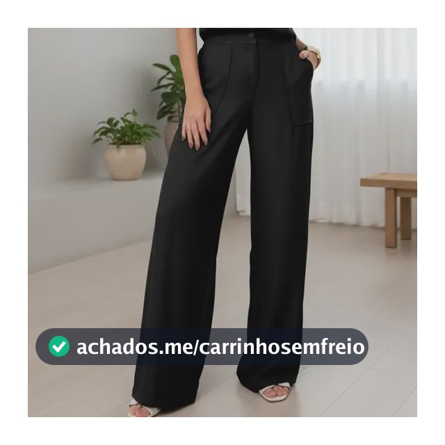 Conjunto Calça Elastico Regata Feminino Alfaiataria Verão
