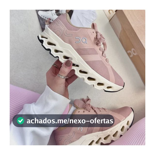 Tênis On Running Cloud Unissex Confortável Caminhada Corrida Rosa 36 Br