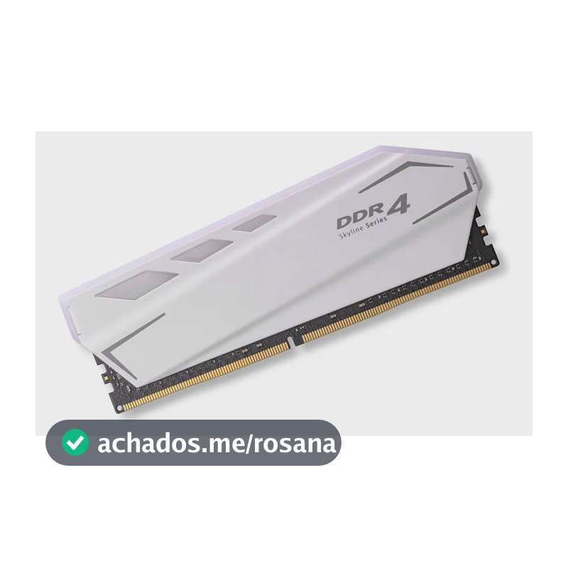 Memória Ram Twoingames Ddr4 Rgb Cor Branca 16gb 3200mhz