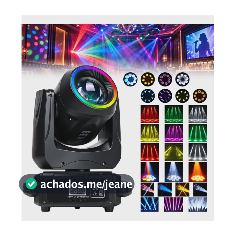 150w Moving Head Led Beam Rgbw Prisma E Gobo Giratório Dmx 110v/220v