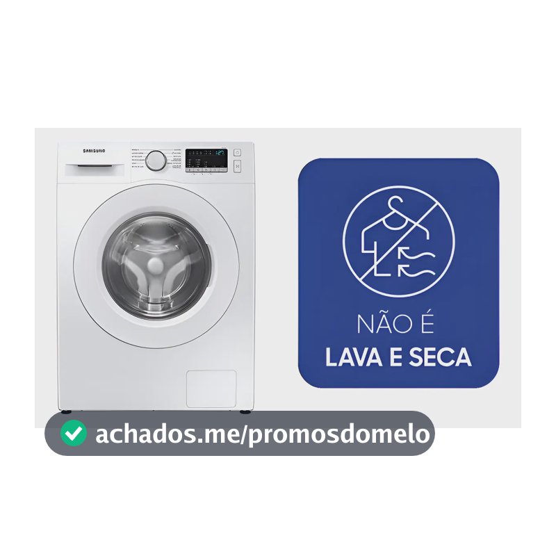 Lavadora Digital Inverter Samsung Ww11t Branca 11kg Cor Branco