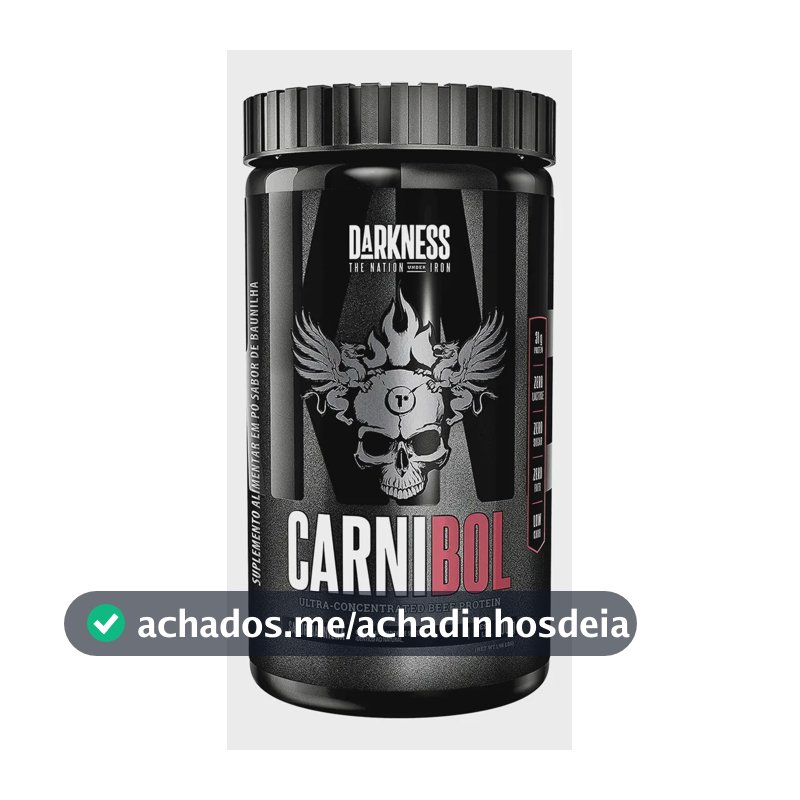 Suplemento Proteico De Carne Carnibol 900g Darkness Baunilha