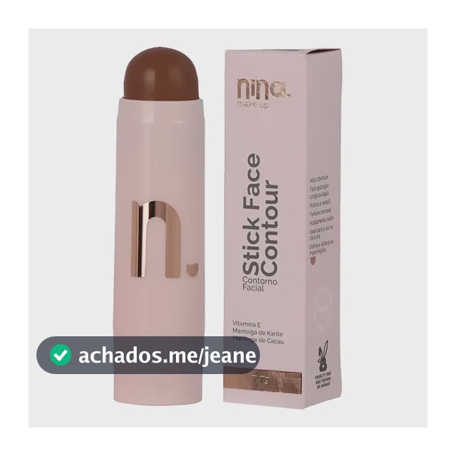Stick Face Contour Contorno Facial 7,7g - Nina Make Up