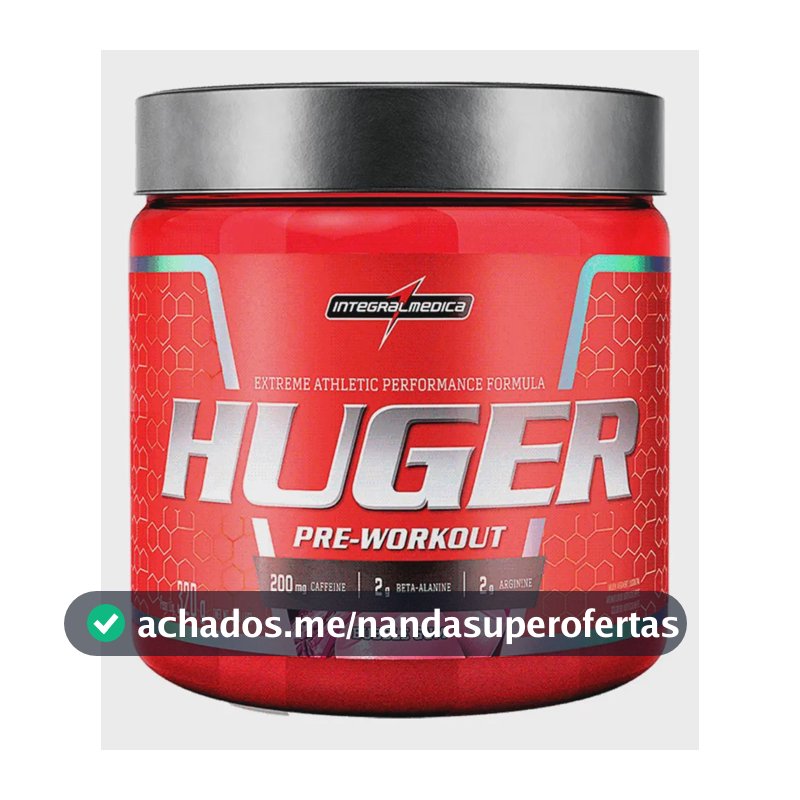 Pré Treino Huger Bubble Gum Pote Com 320g Integralmédica
