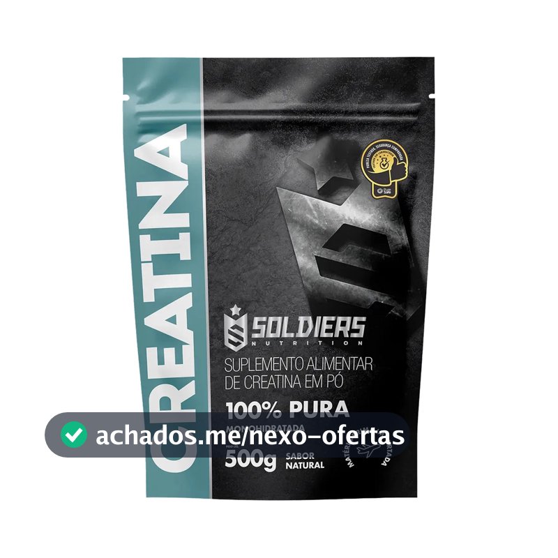 Creatina Soldiers Nutrition em pó Sem sabor x 500g