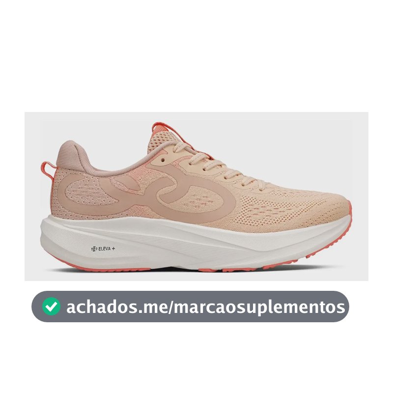 Tênis Feminino De Corrida Respirável Challenger 6 Olympikus Salmão 38 Br