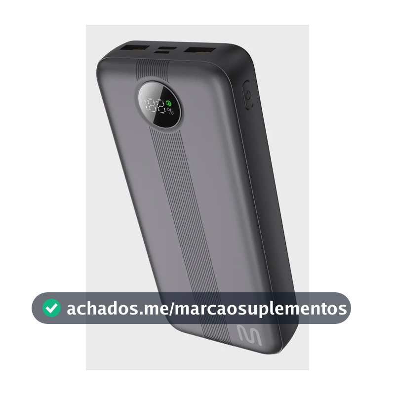 Carregador Portátil Powerbank Display 20000mah Multi - Cb176