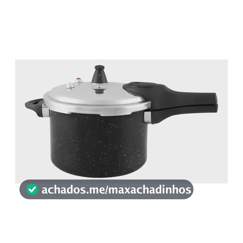 Panela De Pressão Brinox 4,2l Preto - Ceramic Life Indução