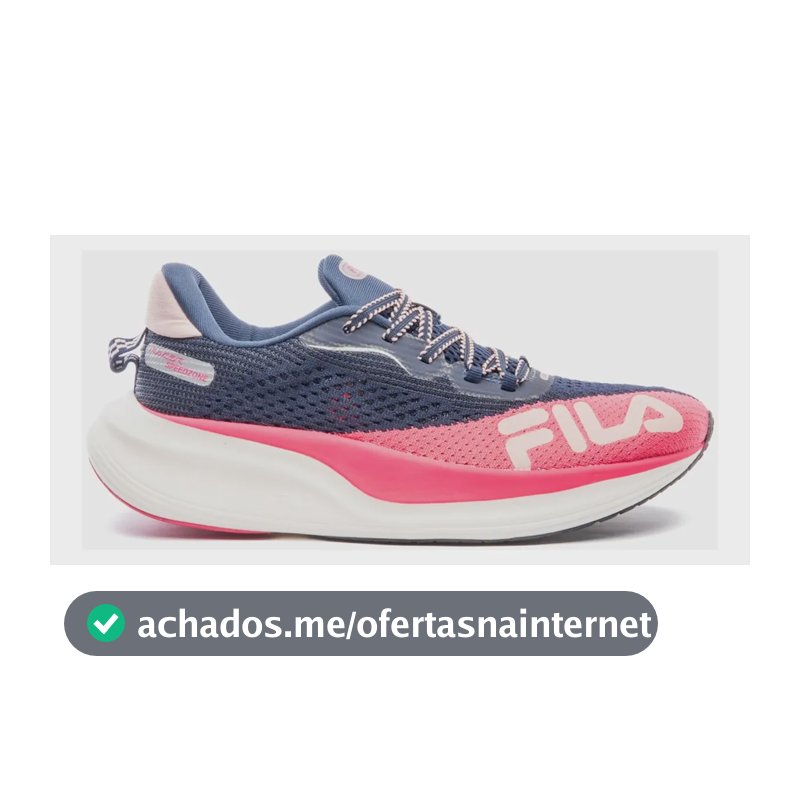 Tênis Fila Racer Speedzone Feminino Corrida E Maratona Marinho/azalea/rose Geométrico 37,0 Br