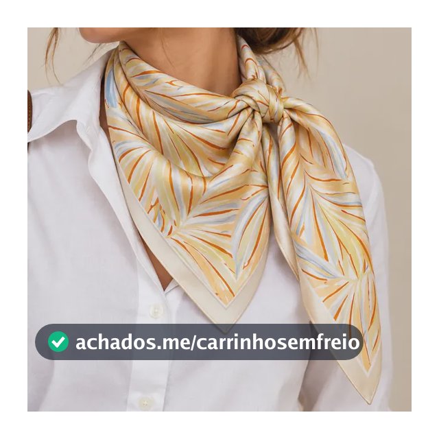 Lenço Cetim Feminino 70x70 Estampas Moda Chic