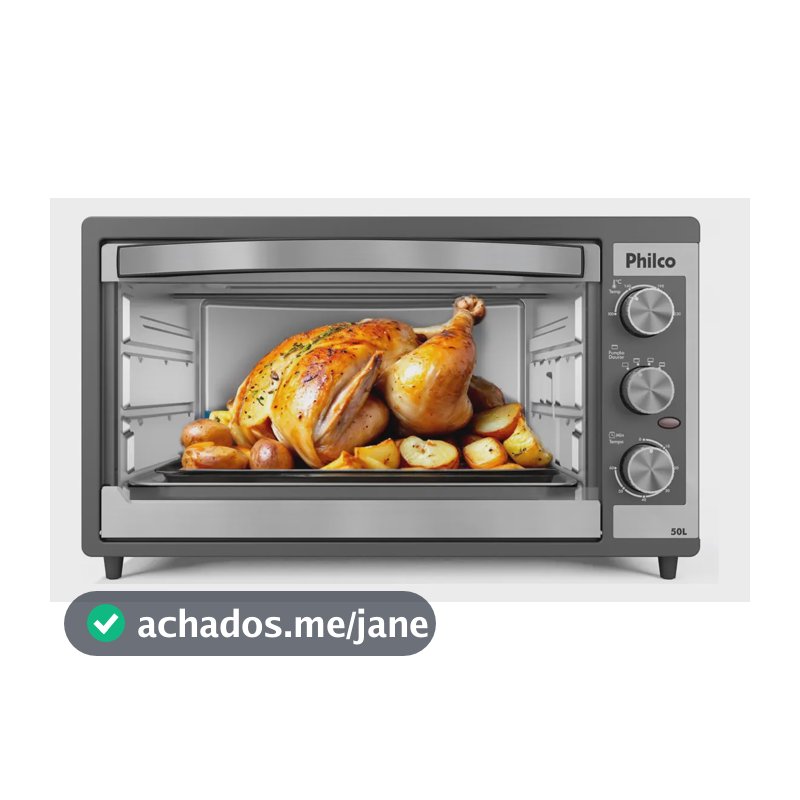 Forno Elétrico Philco 50L Dupla Resistência PFE52P