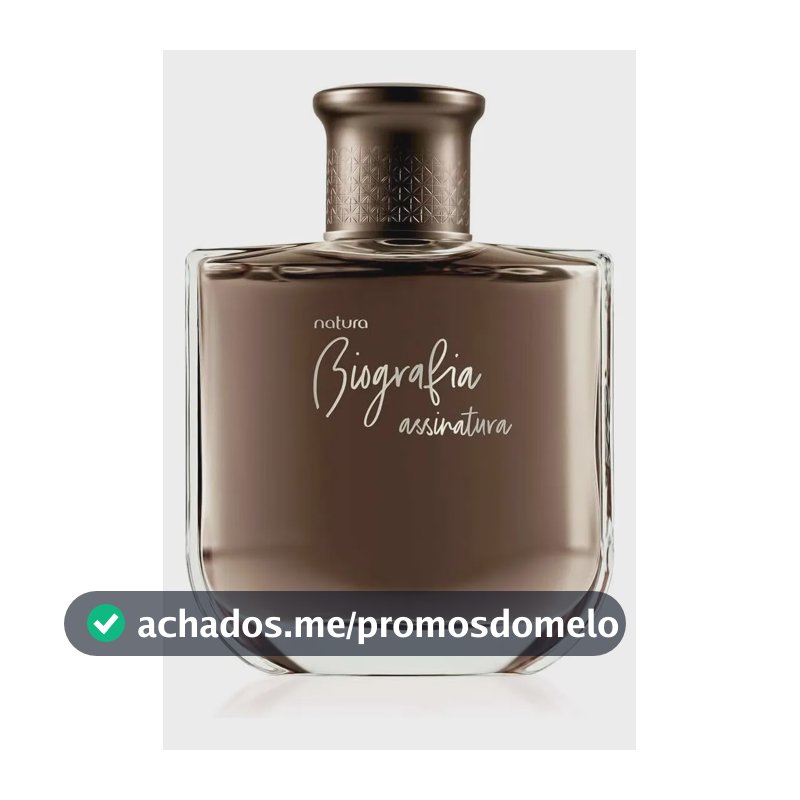 Deo Colônia Biografia Assinatura Masculino 100ml - Natura