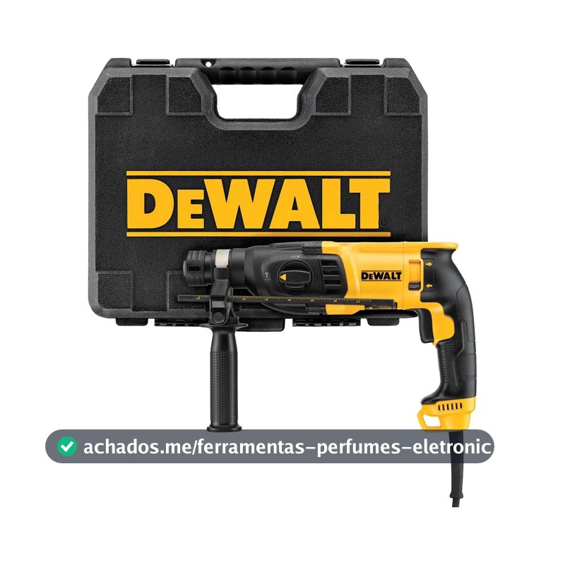Martelete Perfurador Rompedor DeWalt D25133K-B2 SDS Plus 800W 220V