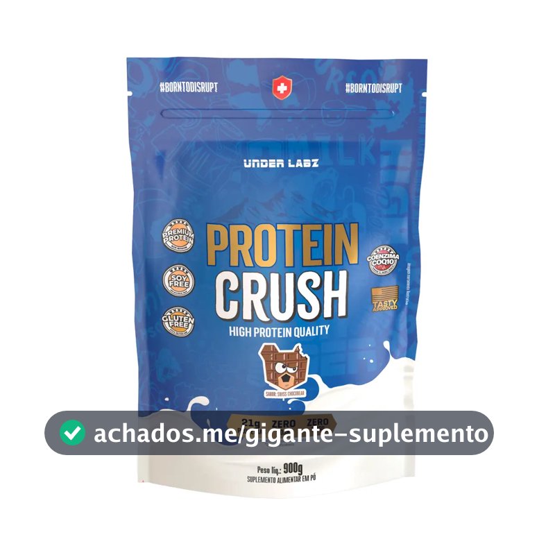 Proteína Under Labz Whey concentrado Crush em pó sabor chocobear x 900g