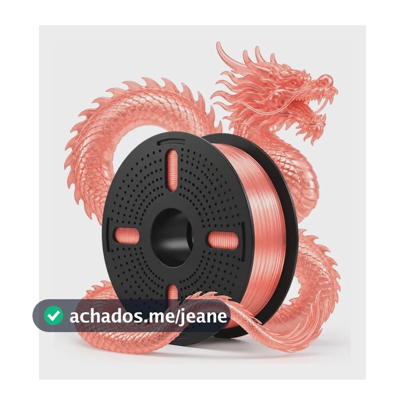 Filamento Impressora 3d Print Pulse Pet G 1.75mm Rosa Translúcido