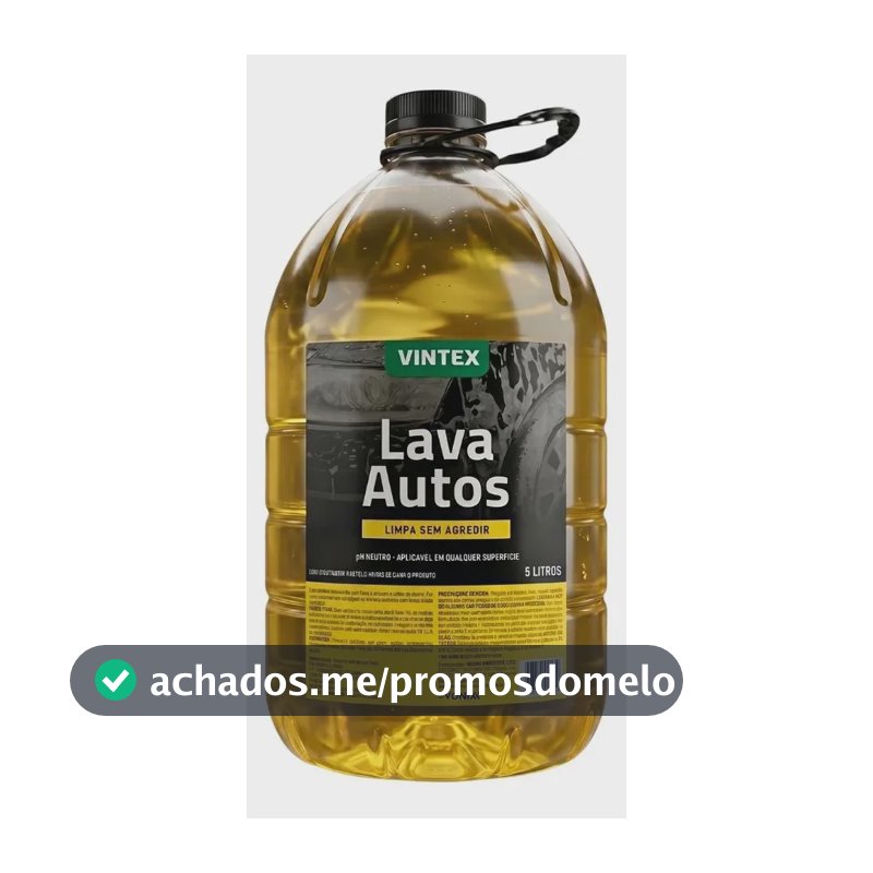 Lava Autos Vintex Vonixx 5l Shampoo Automotivo Ph Neutro