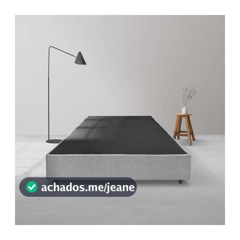 Base Box Para Colchão De Casal Mga Itaflex Universal Grafite