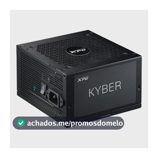Fonte Gamer Xpg Kyber 850w 80 Plus Gold Com Cabo Preto Preto